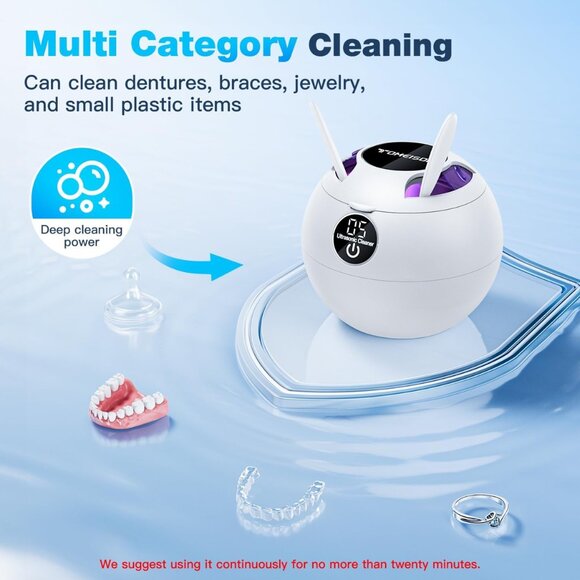 Ultrasonic Retainer-Cleaner Machine, Denture Care - Picture 5 of 8